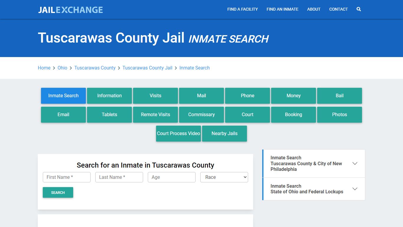 Tuscarawas County Jail, OH Inmate Search: Roster & Mugshots